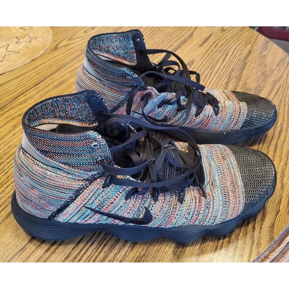 Nike Men’s Multicolor Flyknit High-Top Sneakers